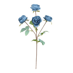 Peonia - gałązka 60 cm GK702 NIEBIESKA