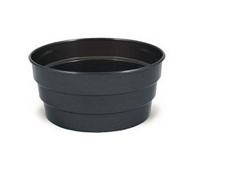 Misa, doniczka plastikowa osłonka  23 cm  stroik grafit