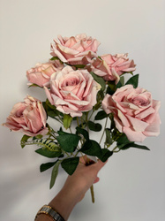 Bukiet RÓŻA Z DODATKAMI RÓŻ43 CM